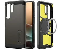 Dėklas Spigen Tough Armor MagSafe skirtas Samsung Galaxy S25 Ultra pilkas