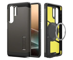 Spigen Tough Armor MagSafe Samsung Galaxy S25 Ultra – dėklas telefonui pilkos spalvos