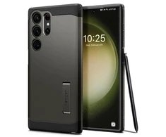 Spigen Tough Armor dėklas skirtas Samsung Galaxy S23 Ultra, spalva - Gunmetal