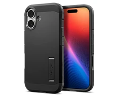 Spigen Tough Armor "T" MagSafe dėklas skirtas Apple iPhone 17 – juodos spalvos