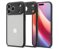 Dėklas Spigen Ultra Hybrid, matte juodas - iPhone 17 Pro Max