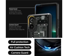 Dėklas „Spigen Ultra Hybrid“, „zero one“ – „Sony Xperia 5V“