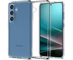 Dėklas Spigen Ultra Hybrid skirtas Samsung Galaxy S25+ permatomas