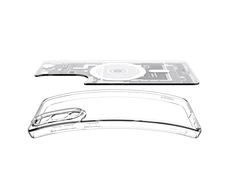 Spigen Ultra Hybrid Mag dėklas su MagSafe skirtas Samsung Galaxy S25 Edge su Print – baltos spalvos