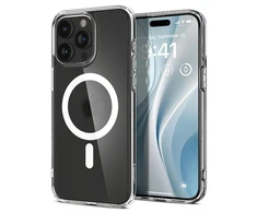 Spigen Ultra Hybrid (MagFit) dėklas skirtas Apple iPhone 15 Pro, spalva - Frost Clear