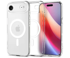 Spigen Ultra Hybrid MagSafe dėklas skirtas Apple iPhone 17 Air – baltos spalvos