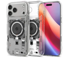 Spigen Ultra Hybrid MagSafe Neo One dėklas skirtas Apple iPhone 17 Pro - skaidrus