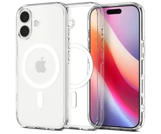 Spigen Ultra Hybrid MagSafe dėklas skirtas Apple iPhone 17 – skaidrus and baltos spalvos