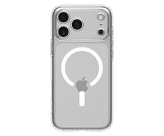 Spigen Ultra Hybrid MagSafe dėklas skirtas Apple iPhone 17 Pro – skaidrus and baltos spalvos