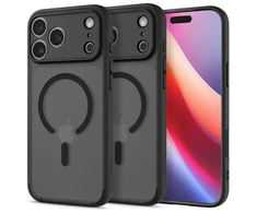 Spigen Ultra Hybrid MagSafe dėklas skirtas Apple iPhone 17 Pro – juodos spalvos