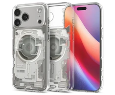 Dėklas „Spigen Ultra Hybrid MagSafe“, natūralaus titano spalvos – „iPhone 17 Pro Max“
