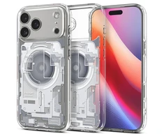 Spigen Ultra Hybrid MagSafe dėklas skirtas Apple iPhone 17 Pro Zero One – baltos spalvos