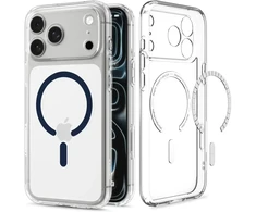 Dėklas SPIGEN ULTRA HYBRID MAGSAFE IPHONE 17 PRO / 18 PRO CLEAR/DEEP Mėlynas