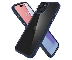 Spigen Ultra Hybrid dėklas skirtas Apple iPhone 15, spalva - Navy Blue