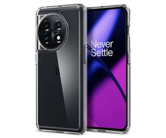 Dėklas „Spigen Ultra Hybrid Oneplus 11 5G Crystal Clear“.