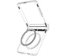 Dėklas SPIGEN ULTRA HYBRID PRO MAGSAFE GALAXY Z FLIP 8 SKAIDRUS/Baltas