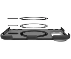 Dėklas Spigen ULTRA HYBRID PRO MagSafe iPhone DUO FROST Juodas