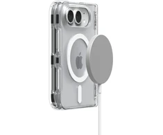 Spigen ULTRA HYBRID PRO MagSafe iPhone DĖKLAS SKAIDRUS/Baltas
