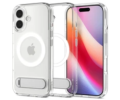 Spigen Ultra Hybrid "S" MagSafe dėklas skirtas Apple iPhone 17 – skaidrus and baltos spalvos