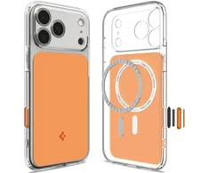 Dėklas Spigen Ultra Hybrid T MagSafe iPhone 17 Pro Max / 18 Pro Max BLIZGUS ORANŽINIS