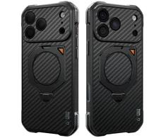 SUPCASE AERO MAG MagSafe iPhone 17 PRO MAX / 18 PRO MAX ARAMIDINIS DĖKLAS Juodas