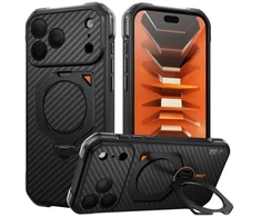 SUPCASE AERO MAG MagSafe iPhone 17 PRO MAX / 18 PRO MAX ARAMIDINIS DĖKLAS Juodas