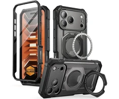Dėklas SupCase GRIP Pro MAG MagSafe iPhone 17 Pro Max / 18 Pro Max Juodas
