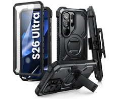 Dėklas SupCase IBLSN ArmorBox Clip Mag MagSafe Samsung Galaxy S26 Ultra juodos spalvos