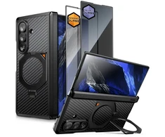 Dėklas SUPCASE UB AERO MAGSAFE 2-SET GALAXY Z FOLD 8 ULTRA ARAMID Juodas