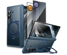 Dėklas Supcase UB Aero MagSafe 2-Set Case for Samsung Galaxy Z Fold 8 Ultra - Navy Mėlyna