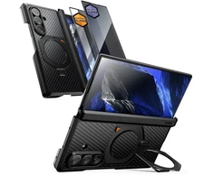 Dėklas SUPCASE UB AERO MAGSAFE 2-SET GALAXY Z FOLD 8 ULTRA ARAMID Juodas