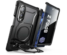 Dėklas SupCase UB GRIP MAG MagSafe Samsung Galaxy Z FOLD 8 PRIVACY STIKLAS Juodas