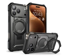 Supcase UB Grip Mag MagSafe dėklas skirtas Apple iPhone 17 Pro – juodos spalvos