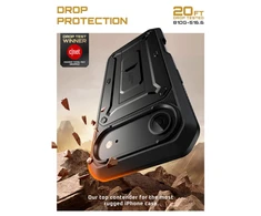 Supcase UB Pro dėklas skirtas Apple iPhone 17 Air – juodos spalvos