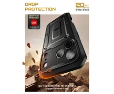 Supcase UB Pro dėklas skirtas Apple iPhone 17 Pro Max – juodos spalvos