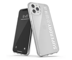 Dėklas SUPERDRY SNAP CASE CLEAR IPHONE 11 PRO MAX TRANSPARENT / Baltas