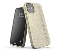 SuperDry Snap Apple iPhone 12 mini Compostable dėklas telefonui smėlio spalvos 42623