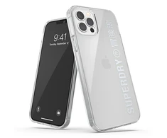 Dėklas SUPERDRY SNAP CASE CLEAR IPHONE12/12 PRO TRANSPARENT / Sidabrinis