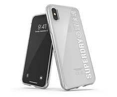 Dėklas SUPERDRY SNAP CASE CLEAR IPHONE X/XS TRANSPARENT / Baltas
