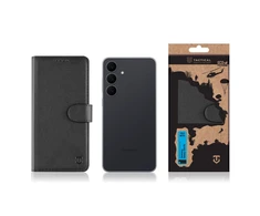 Dėklas Tactical Field Notes skirtas Samsung Galaxy S25 FE juodos spalvos