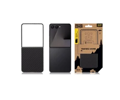 Tactical MagForce Aramid dėklas skirtas Samsung Galaxy Z Flip 7 juodos spalvos