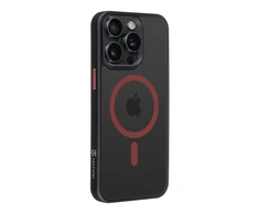 Tactical MagForce Hyperstealth 2.0 dėklas telefonui Apple iPhone 15 Pro Max juodos ir raudonos spalvos