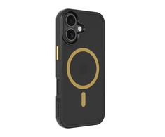 Tactical MagForce Hyperstealth 2.0 dėklas skirtas Apple iPhone 17 juodos ir geltonos spalvos