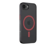 Tactical MagForce Hyperstealth 2.0 dėklas telefonui Apple iPhone 16e juodos ir raudonos spalvos