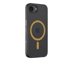 Tactical MagForce Hyperstealth 2.0 dėklas telefonui Apple iPhone 16e juodos ir geltonos spalvos