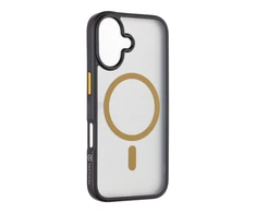 Tactical MagForce Hyperstealth 2.0 dėklas telefonui Apple iPhone 16 juodos ir geltonos spalvos