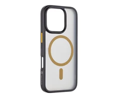 Tactical MagForce Hyperstealth 2.0 dėklas telefonui Apple iPhone 16 Pro juodos ir geltonos spalvos