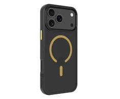 Tactical MagForce Hyperstealth 2.0 dėklas skirtas Apple iPhone 17 Pro Max juodos ir geltonos spalvos
