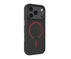 Tactical MagForce Hyperstealth 2.0 dėklas skirtas Apple iPhone 17 Pro juodos ir raudonos spalvos