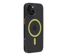 Tactical MagForce Hyperstealth 2.0 dėklas telefonui Apple iPhone 15 juodos ir geltonos spalvos